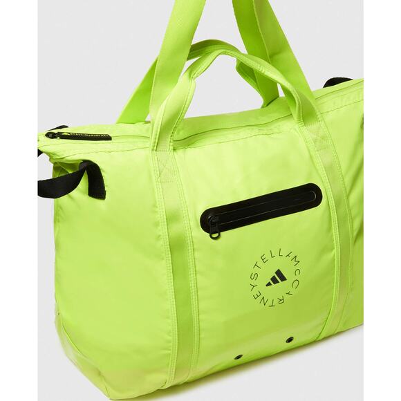 Stella McCarthy, Adidas Logo Tote Bag neon, electric Green, Gym, Tote - Picture 3 of 5